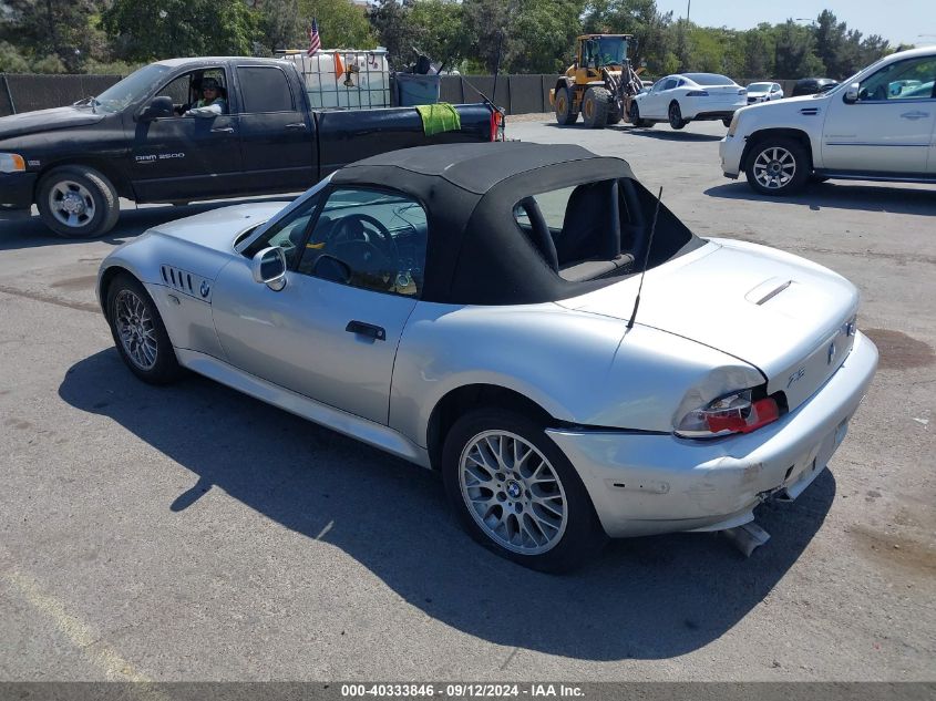 2001 BMW Z3 2.5 VIN: WBACN33481LM03767 Lot: 40333846