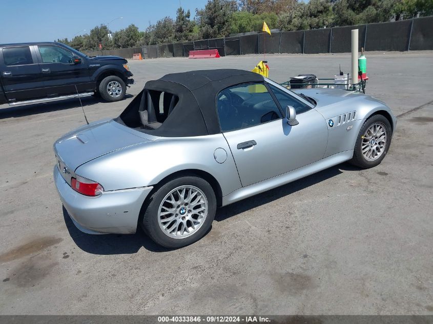 2001 BMW Z3 2.5 VIN: WBACN33481LM03767 Lot: 40333846