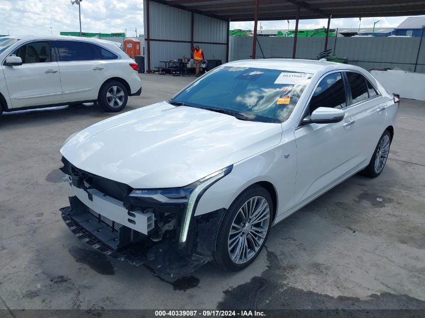 2022 Cadillac Ct4 Premium Luxury VIN: 1G6DB5RKXN0102042 Lot: 40339087