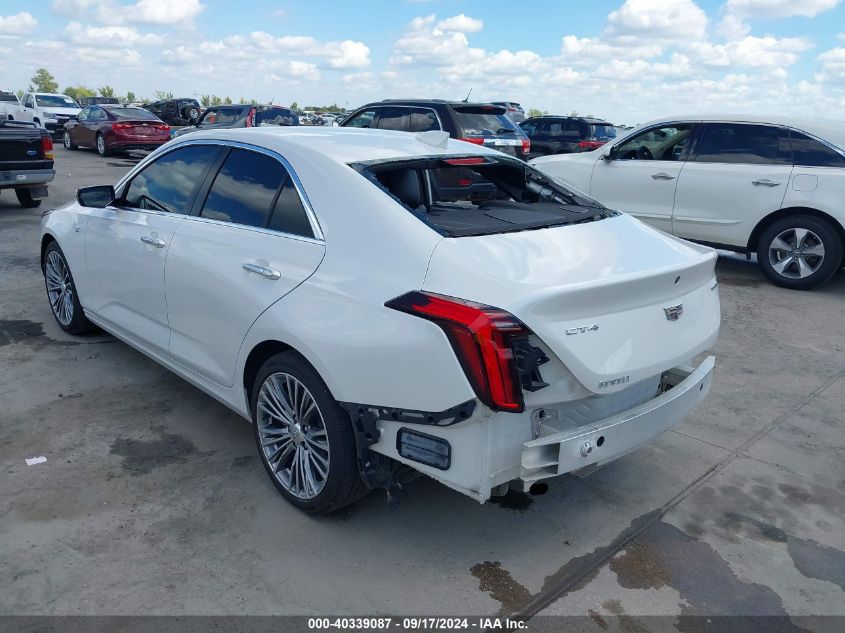 2022 Cadillac Ct4 Premium Luxury VIN: 1G6DB5RKXN0102042 Lot: 40339087