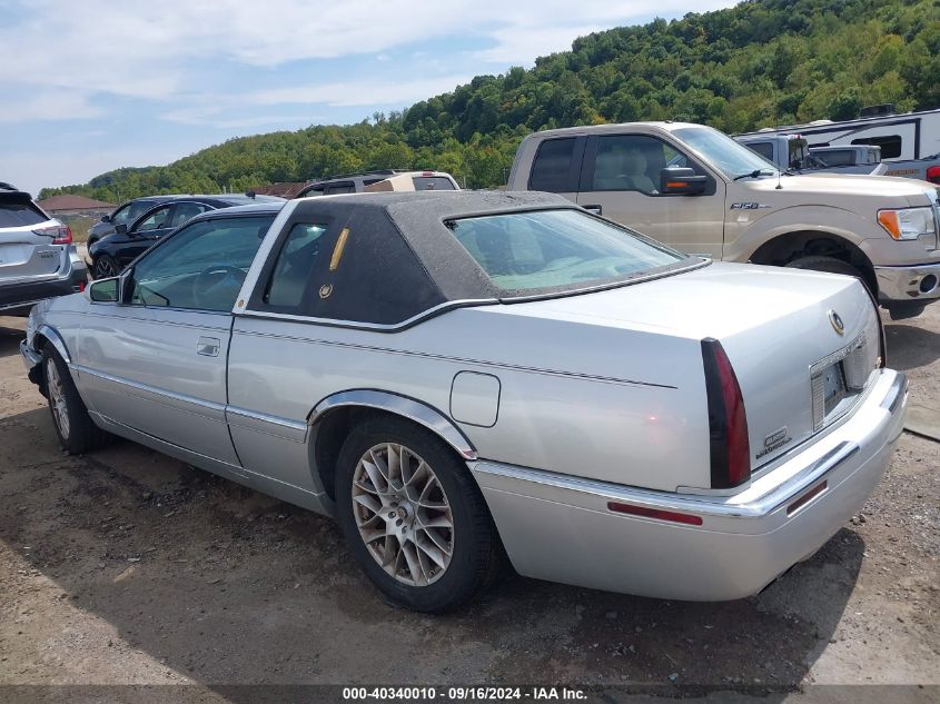 2000 Cadillac Eldorado Esc VIN: 1G6EL12Y8YB701989 Lot: 40340010