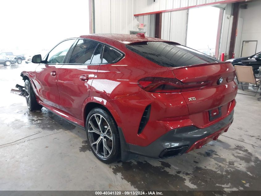 2022 BMW X6 M50I VIN: 5UXCY8C03N9K69532 Lot: 40341320