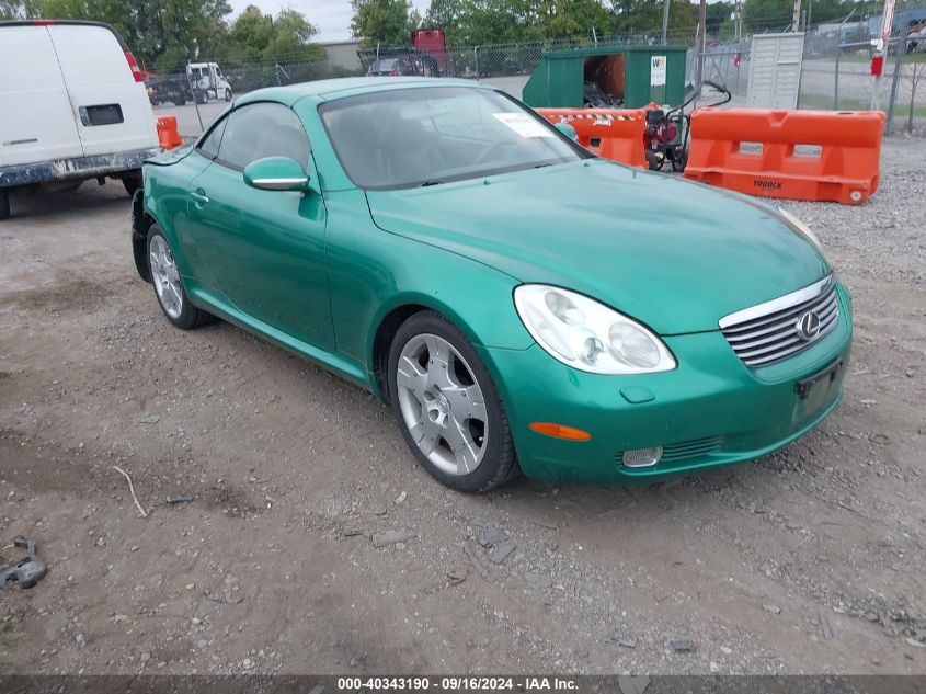 2004 Lexus Sc 430 VIN: JTHFN48Y640055697 Lot: 40343190