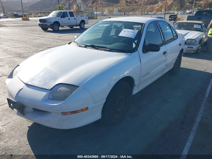 1998 Pontiac Sunfire Se VIN: 3G2JB5248WS834325 Lot: 40343980