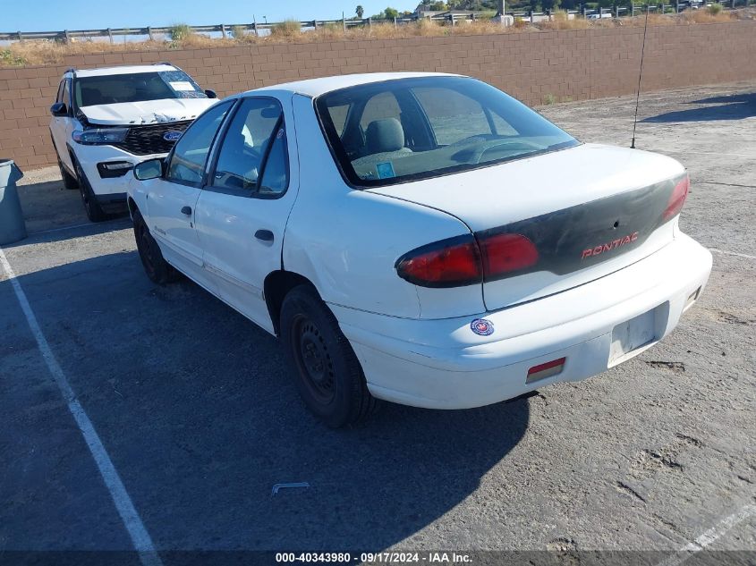 1998 Pontiac Sunfire Se VIN: 3G2JB5248WS834325 Lot: 40343980