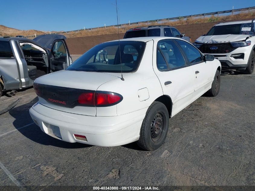 1998 Pontiac Sunfire Se VIN: 3G2JB5248WS834325 Lot: 40343980