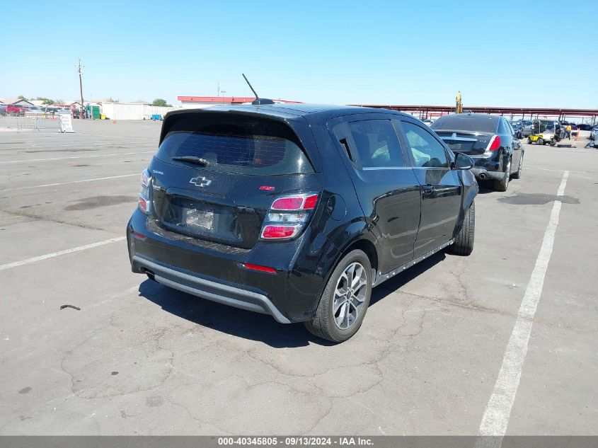 2020 Chevrolet Sonic Fwd Lt 5-Door VIN: 1G1JD6SB3L4102876 Lot: 40345805