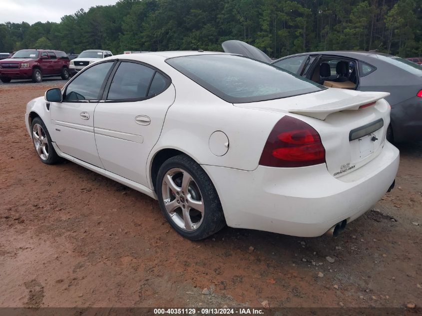 2005 Pontiac Grand Prix Gxp VIN: 2G2WC54C151337831 Lot: 40351129