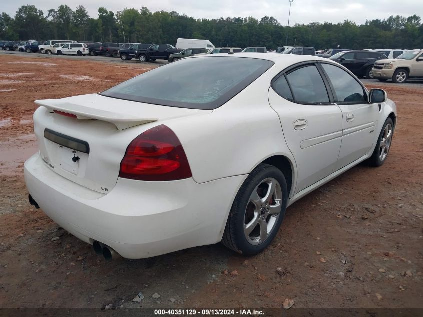 2005 Pontiac Grand Prix Gxp VIN: 2G2WC54C151337831 Lot: 40351129