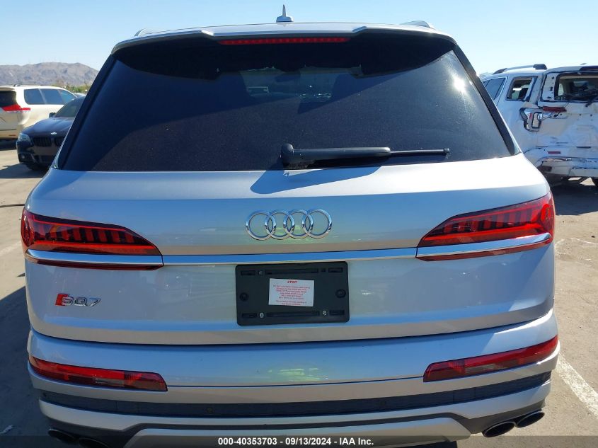 2022 Audi Sq7 Premium Plus Tfsi Quattro Tiptronic VIN: WA1AWBF74ND015212 Lot: 40353703