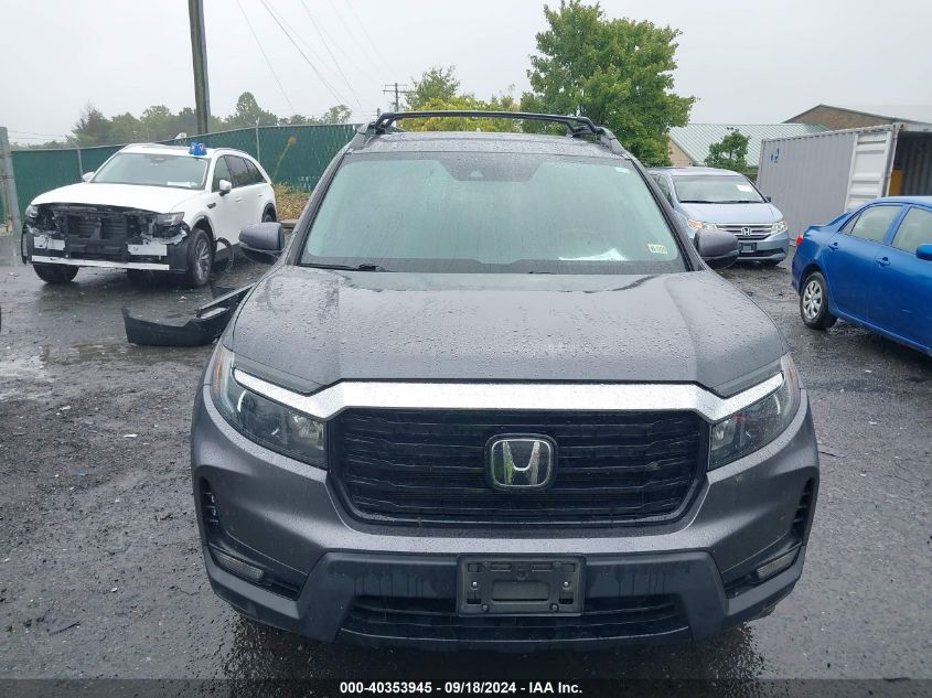 2021 Honda Ridgeline Rtl-E VIN: 5FPYK3F77MB014687 Lot: 40353945