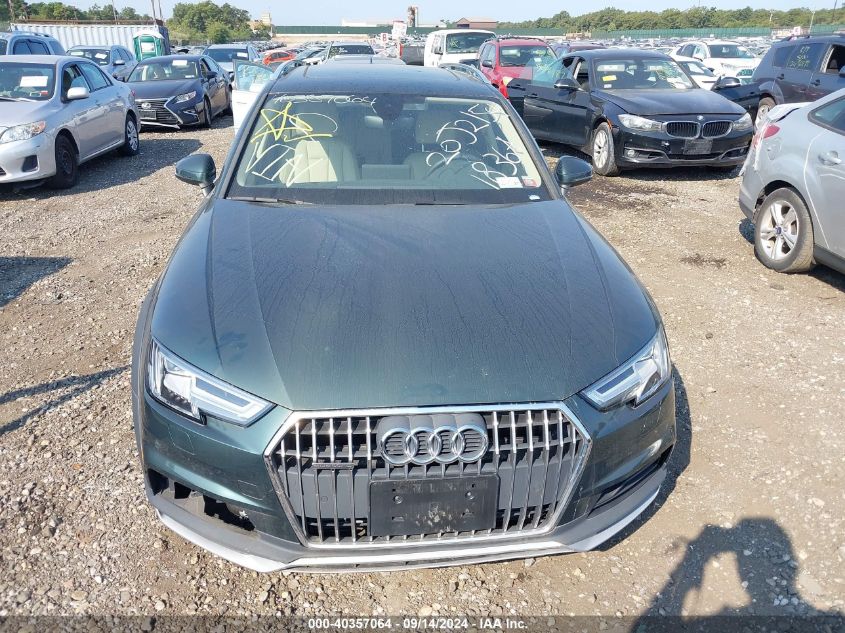 2019 Audi A4 Allroad 45 Premium VIN: WA18NAF43KA012283 Lot: 40357064