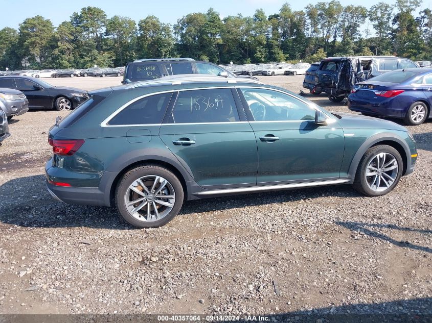 2019 Audi A4 Allroad 45 Premium VIN: WA18NAF43KA012283 Lot: 40357064