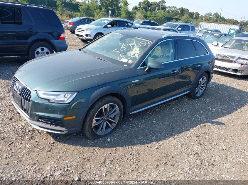 2019 Audi A4 Allroad 45 Premium VIN: WA18NAF43KA012283 Lot: 40357064