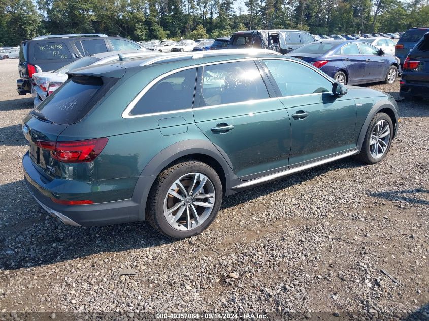 2019 Audi A4 Allroad 45 Premium VIN: WA18NAF43KA012283 Lot: 40357064