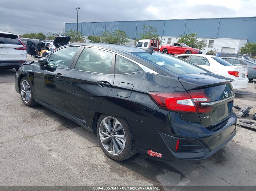 2018 Honda Clarity Plug-In Hybrid VIN: JHMZC5F13JC000374 Lot: 40357841