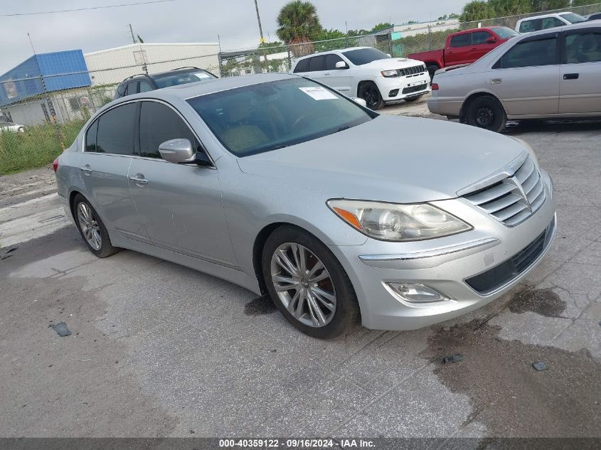 2012 Hyundai Genesis 4.6 VIN: KMHGC4DF8CU206607 Lot: 40359122