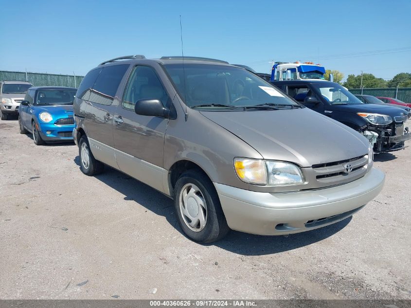 1999 Toyota Sienna Xle VIN: 4T3ZF13C3XU166276 Lot: 40360626