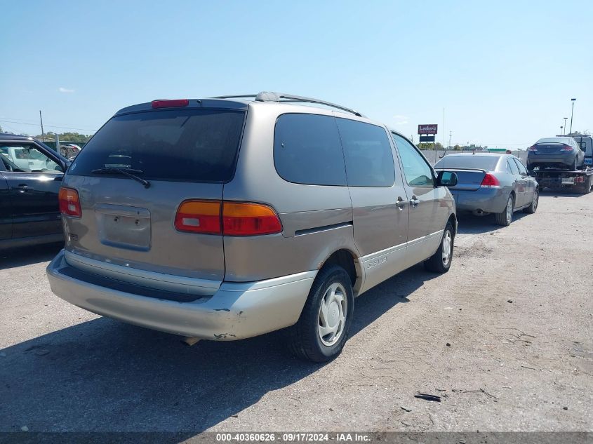 1999 Toyota Sienna Xle VIN: 4T3ZF13C3XU166276 Lot: 40360626