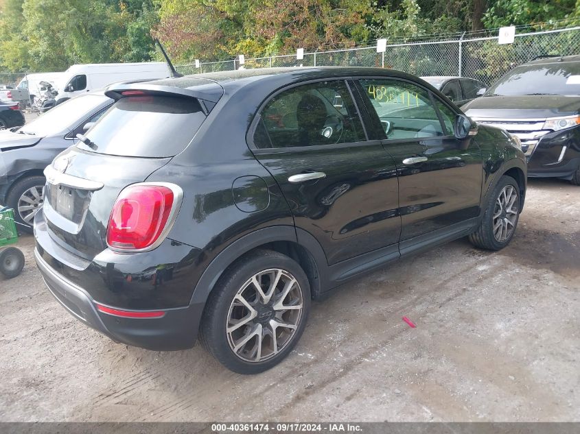 2016 Fiat 500X Trekking Plus VIN: ZFBCFXET7GP384547 Lot: 40361474