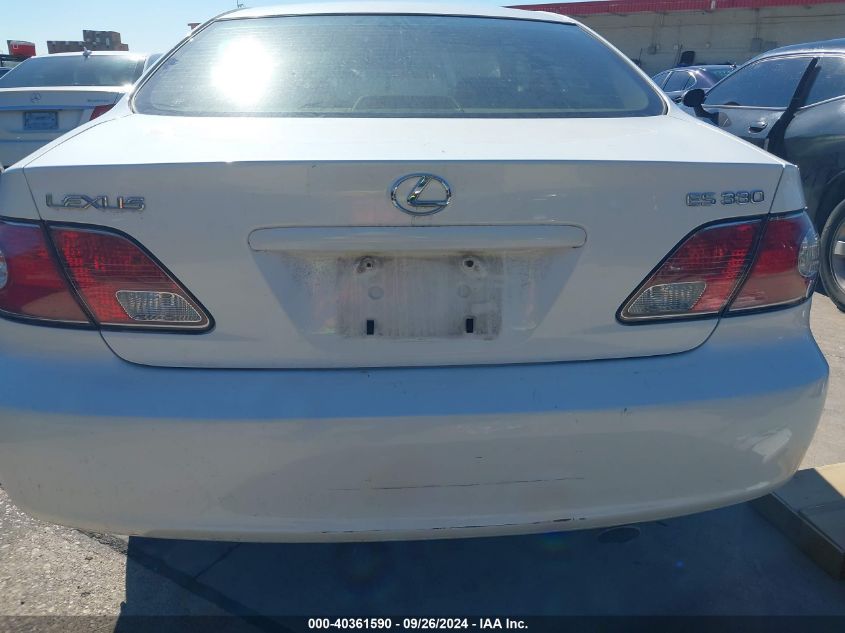 2004 Lexus Es 330 VIN: JTHBA30G145054614 Lot: 40361590