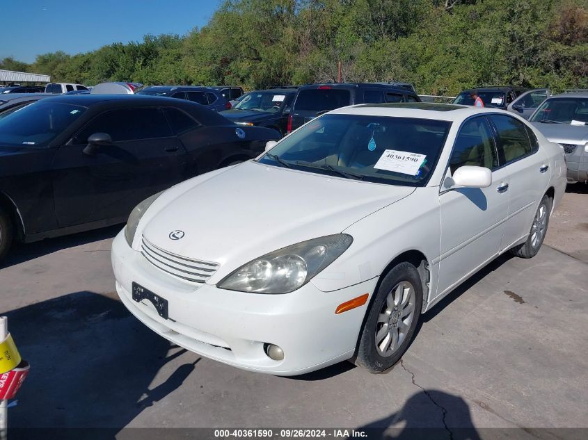 2004 Lexus Es 330 VIN: JTHBA30G145054614 Lot: 40361590