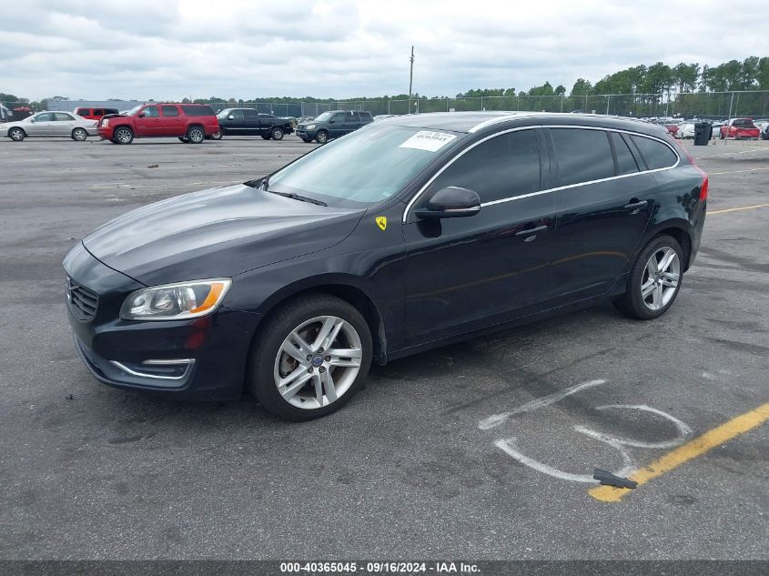 2015 Volvo V60 T5 Premier VIN: YV140MEKXF1262401 Lot: 40365045