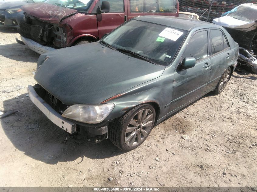 2002 Lexus Is 300 300 VIN: JTHBD192X20038229 Lot: 40365400