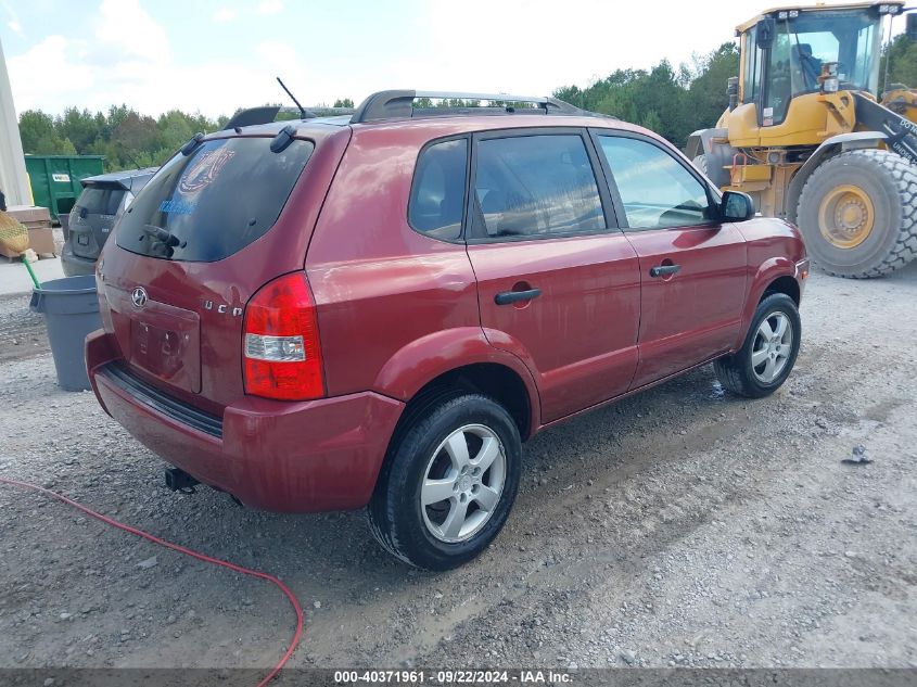 2008 Hyundai Tucson Gls VIN: KM8JM12B88U711345 Lot: 40371961