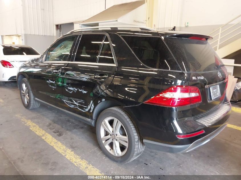 2013 Mercedes-Benz Ml 350 4Matic VIN: 4JGDA5HB0DA221661 Lot: 40374114