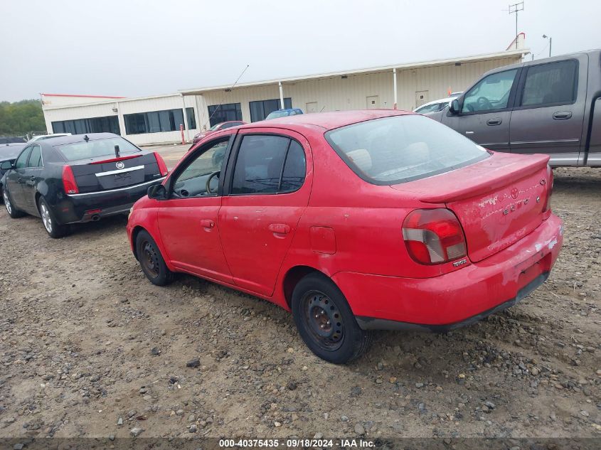 2002 Toyota Echo VIN: JTDBT123820245032 Lot: 40375435