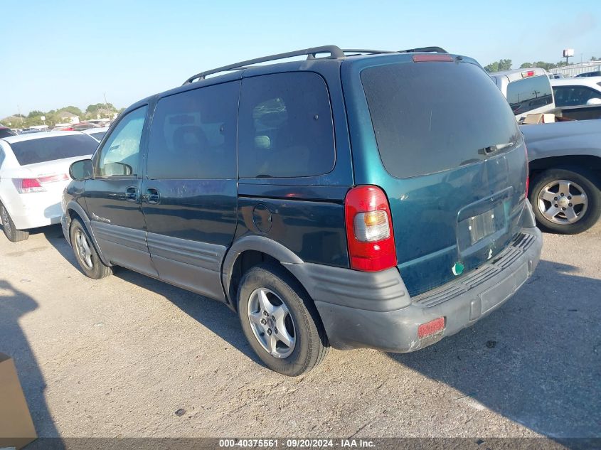 2000 Pontiac Montana V16 VIN: 1GMDU23E7YD155993 Lot: 40375561