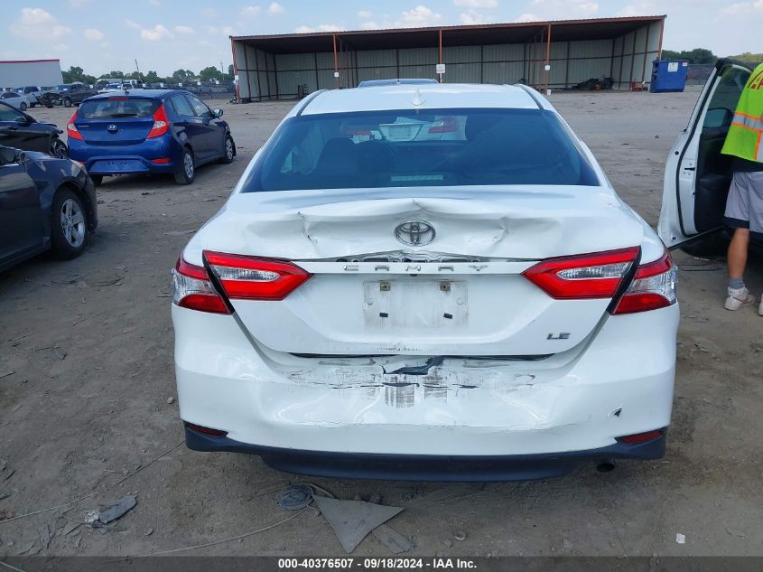 2019 Toyota Camry Le VIN: 4T1B11HKXKU216432 Lot: 40376507