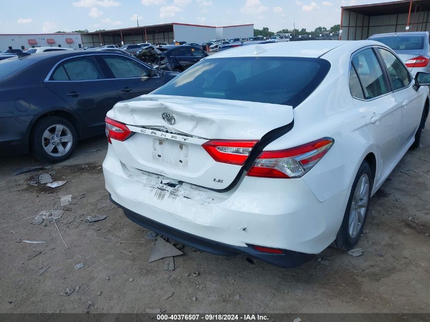 2019 Toyota Camry Le VIN: 4T1B11HKXKU216432 Lot: 40376507