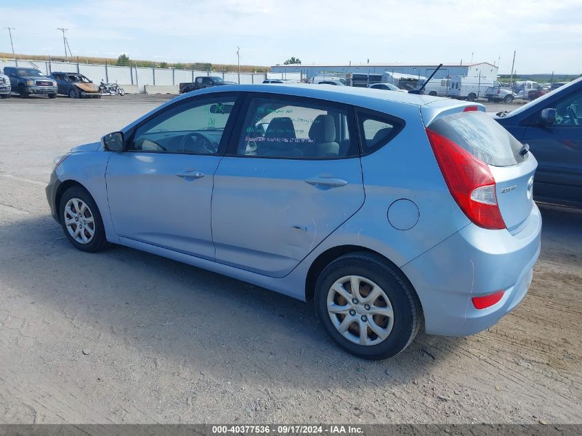 2014 Hyundai Accent Gs VIN: KMHCT5AE9EU160028 Lot: 40377536