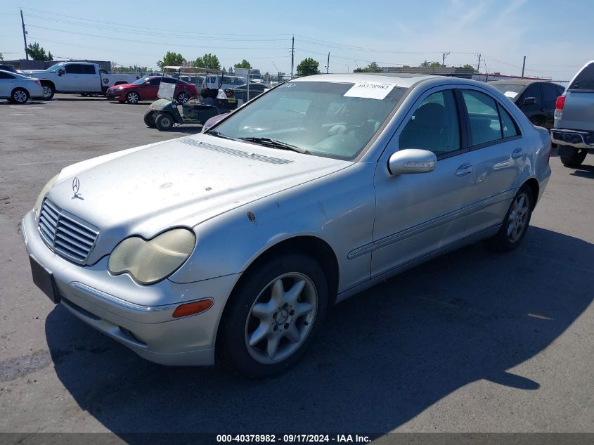 2002 Mercedes-Benz C 240 VIN: WDBRF61J12F252127 Lot: 40378982