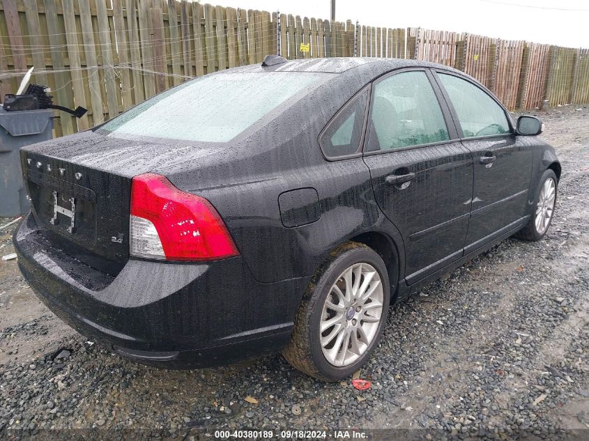 2010 Volvo S40 2.4I VIN: YV1382MS9A2491312 Lot: 40380189