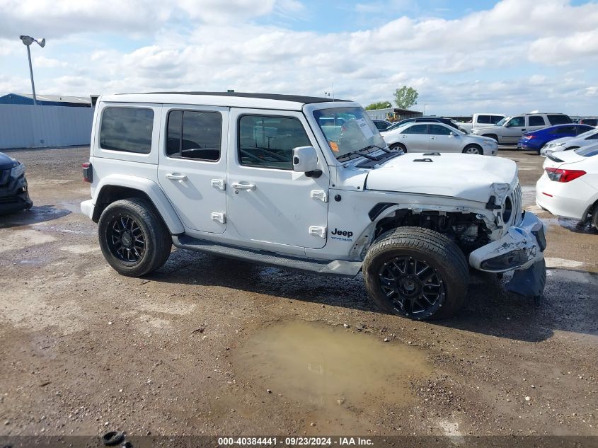 2021 Jeep Wrangler 4Xe Unlimited High Altitude 4X4 VIN: 1C4JJXP6XMW771394 Lot: 40384441