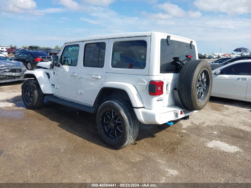 2021 Jeep Wrangler 4Xe Unlimited High Altitude 4X4 VIN: 1C4JJXP6XMW771394 Lot: 40384441