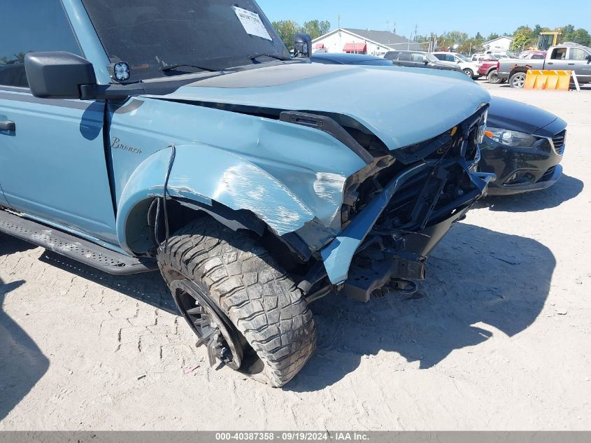 2021 Ford Bronco Big Bend VIN: 1FMDE5BH8MLA84040 Lot: 40387358