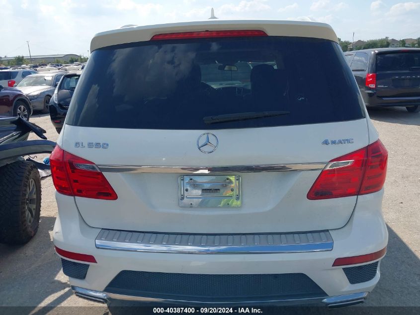 2015 Mercedes-Benz Gl 550 4Matic VIN: 4JGDF7DE0FA442418 Lot: 40387400