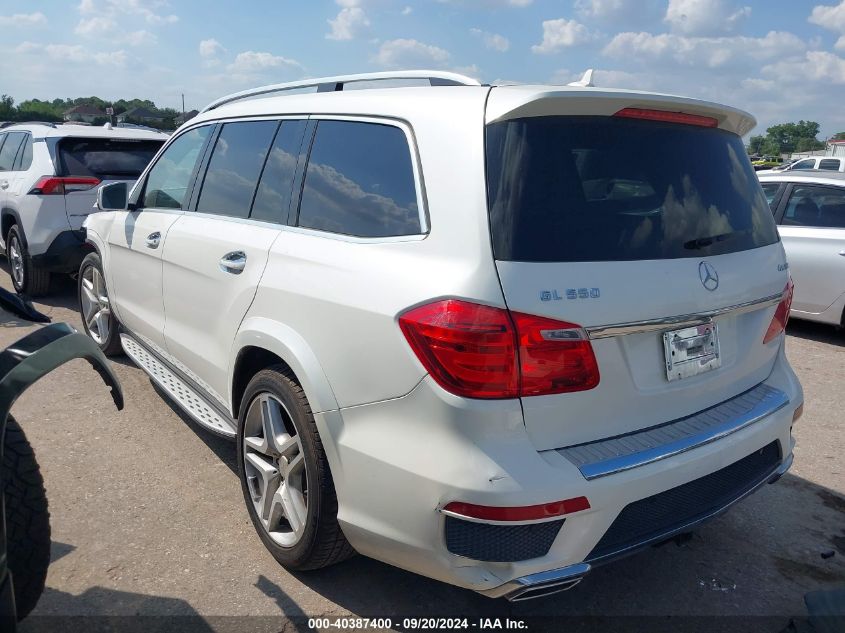 2015 Mercedes-Benz Gl 550 4Matic VIN: 4JGDF7DE0FA442418 Lot: 40387400