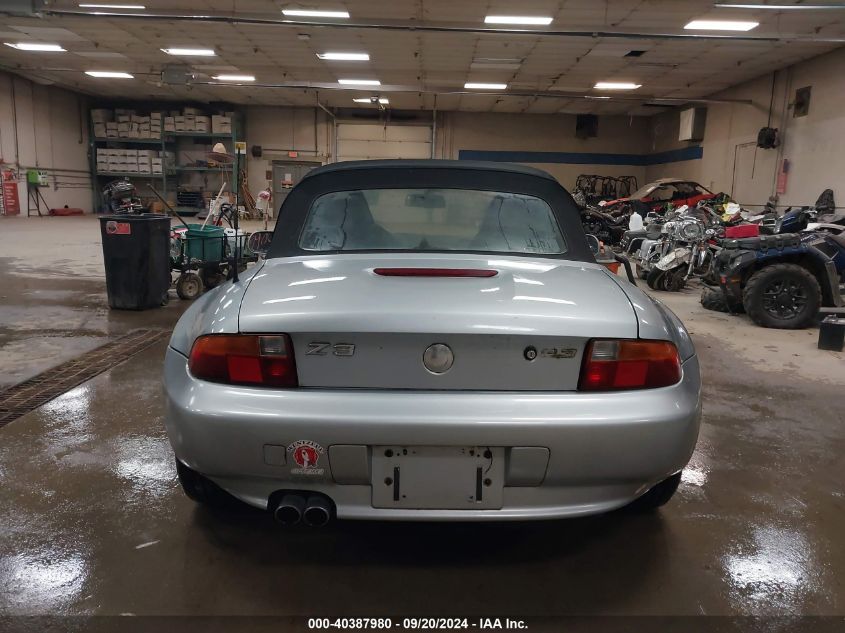 1999 BMW Z3 2.3 VIN: 4USCH9339XLF79639 Lot: 40387980