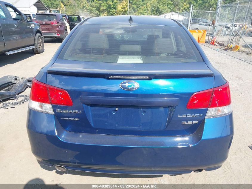 2011 Subaru Legacy 3.6R Limited VIN: 4S3BMDL67B2218500 Lot: 40389614