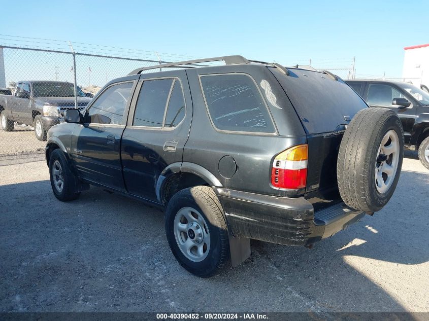 2002 Honda Passport Ex/Lx VIN: 4S6CK58W124403674 Lot: 40390452