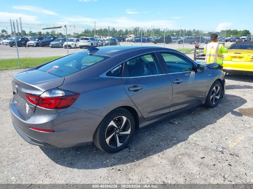 2021 Honda Insight Ex VIN: 19XZE4F55ME010703 Lot: 40394226