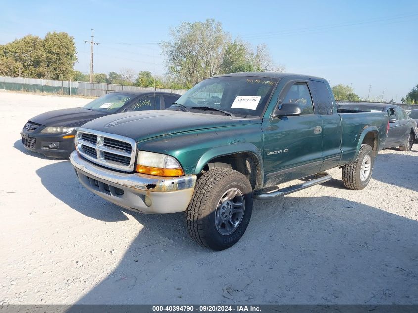 2002 Dodge Dakota Slt VIN: 1B7GG42X02S591952 Lot: 40394790