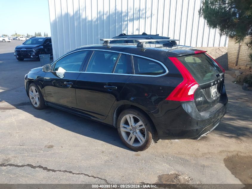 2015 Volvo V60 T5 Premier VIN: YV1612SB9F1201376 Lot: 40395140