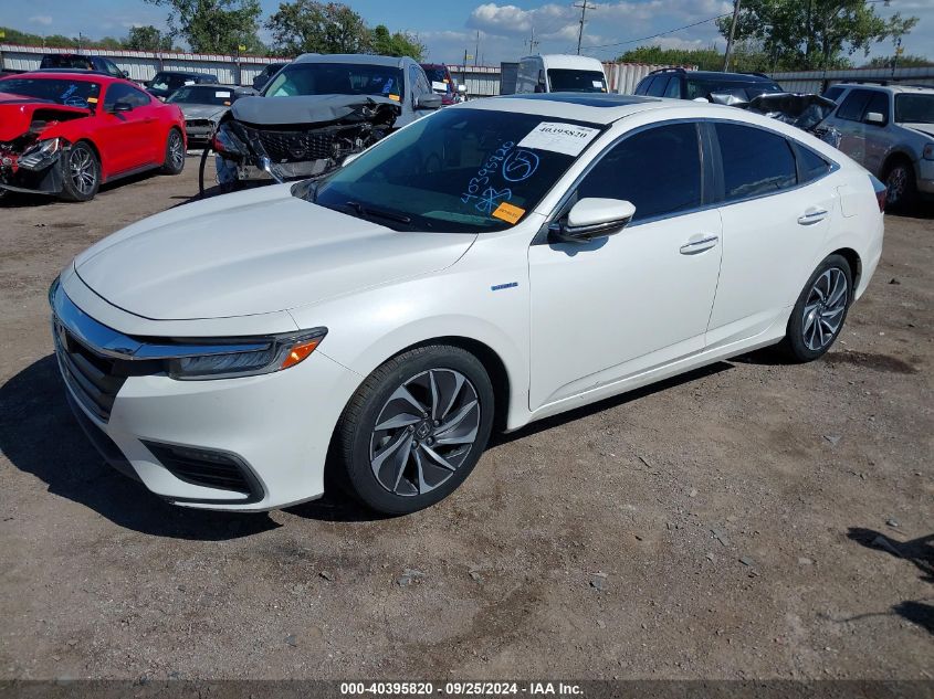 2019 Honda Insight Touring VIN: 19XZE4F98KE018455 Lot: 40395820