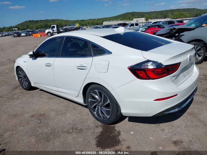 2019 Honda Insight Touring VIN: 19XZE4F98KE018455 Lot: 40395820